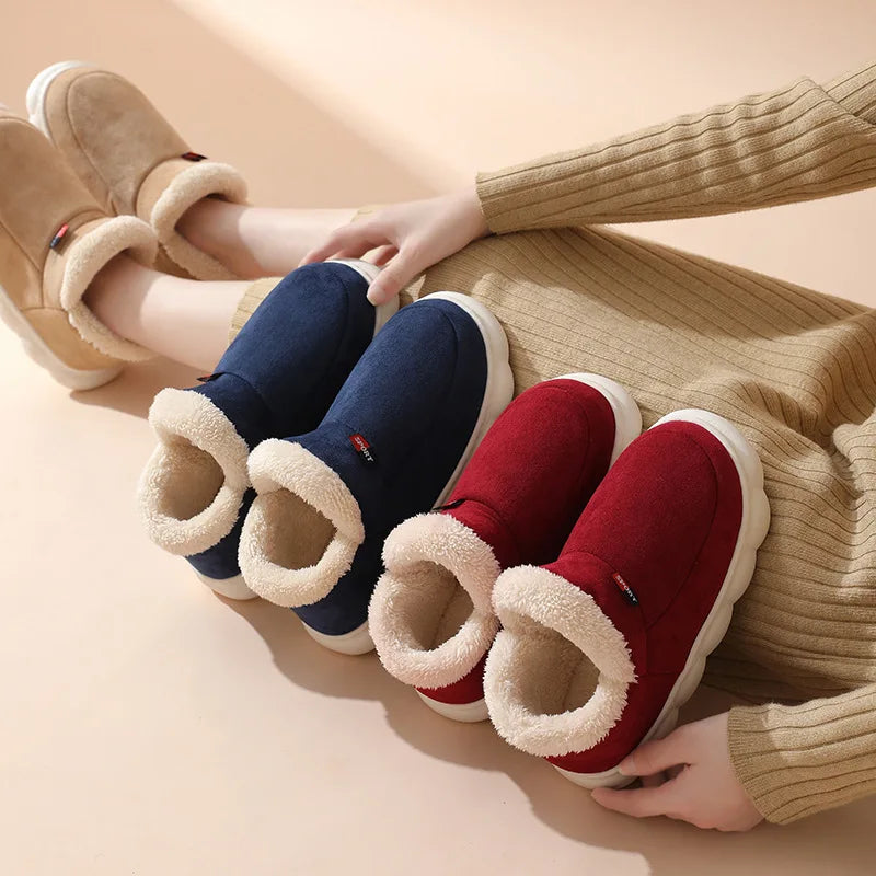 Rene | Stylish winter shoes for indoors and outdoors - Navy blue / 36-37