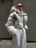 Tavia™ | elegant puffer jacket - Grey / S