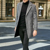 Jorin™ | elegant men's winter jacket - grey / XS