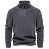 Herman | Cosy fleece pullover for men - Dark grey / S