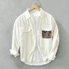 Oskar™ - Modern patchwork shirt - White / M