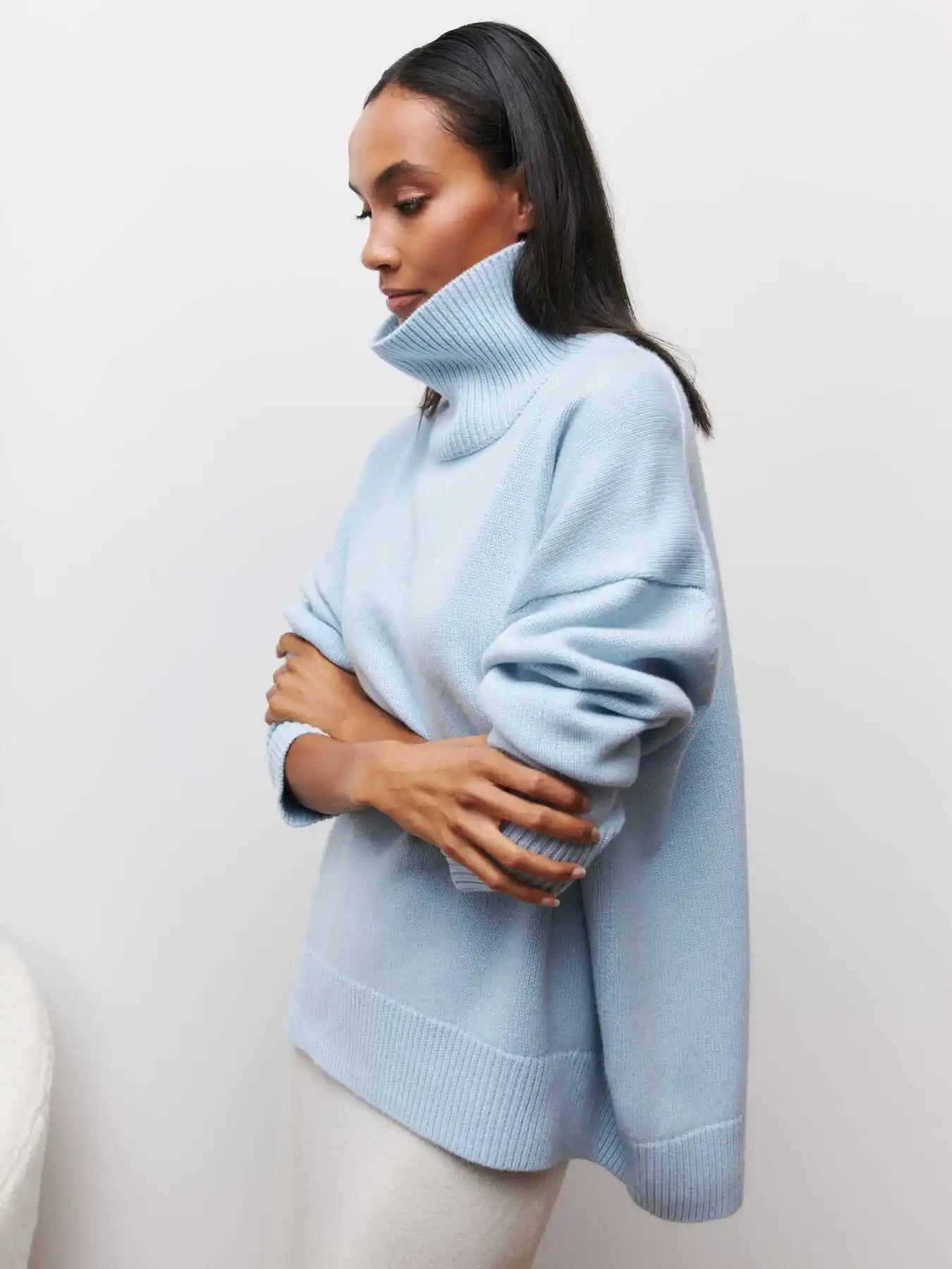 Seraphina™ | Stylish turtleneck sweater for women