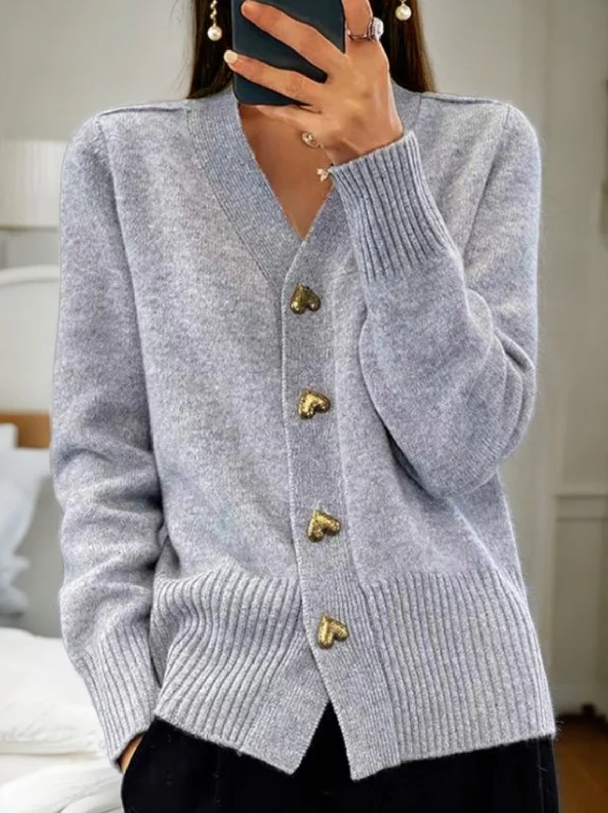 Maristella | Elegant HeartKnits Cardigan