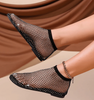 Ava™ | Shiny fashion ballerinas - Shoes - Black / 35
