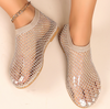 Ava™ | Shiny fashion ballerinas - Shoes - Black / 35