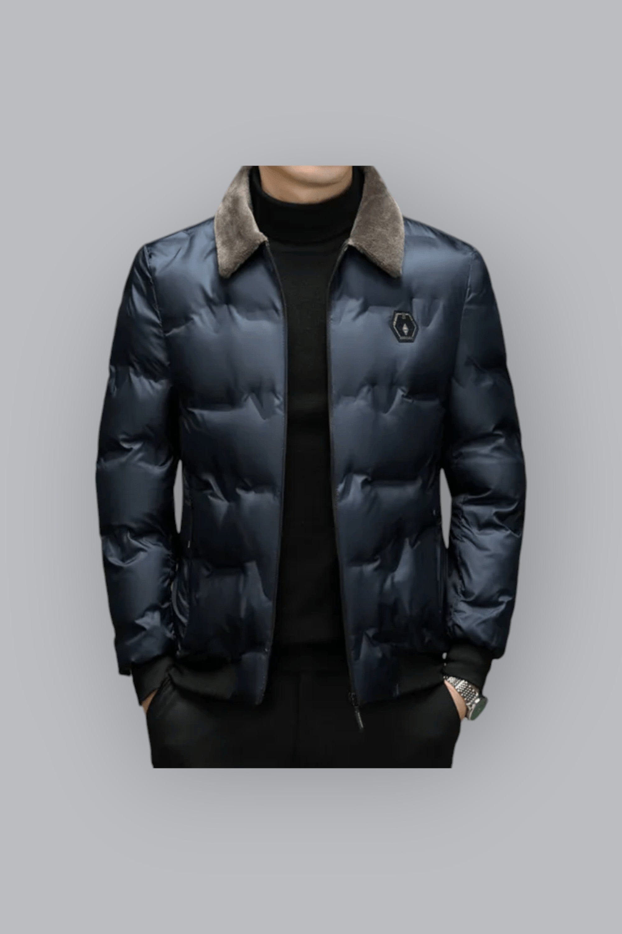 Aksel™ - Weatherproof outdoor jacket - Pigeon blue / XS