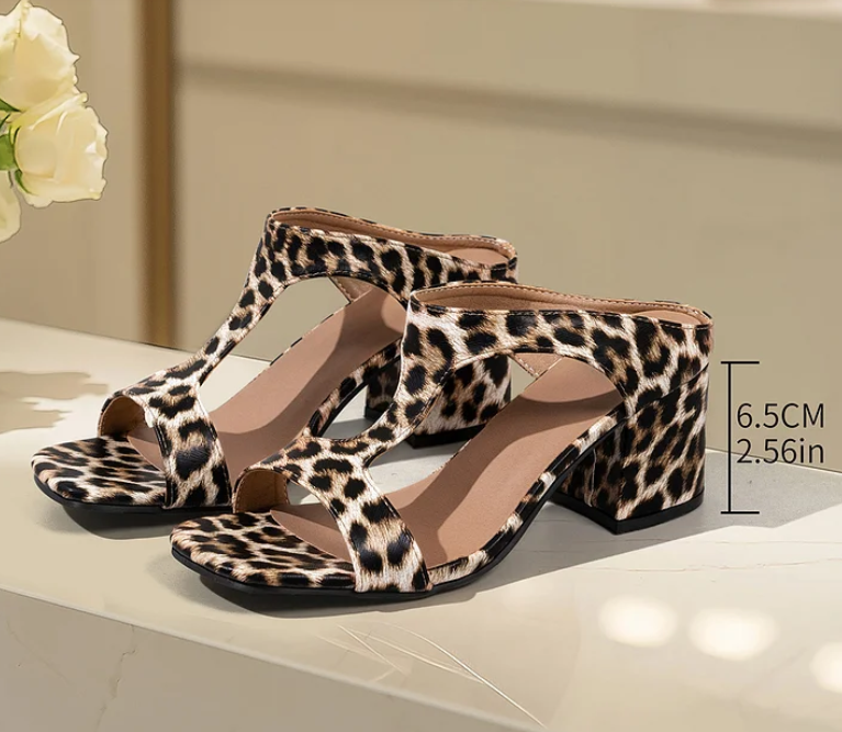 Vian | Block Heel Sandals with Unique Design