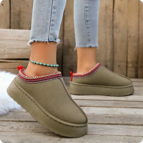 Clementine - Cosy slippers - Clothes - Green / 36