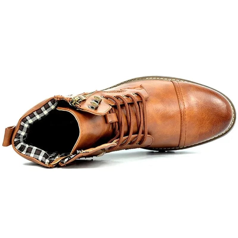 Kakui | Constable lace-up leather boots - Black / 38
