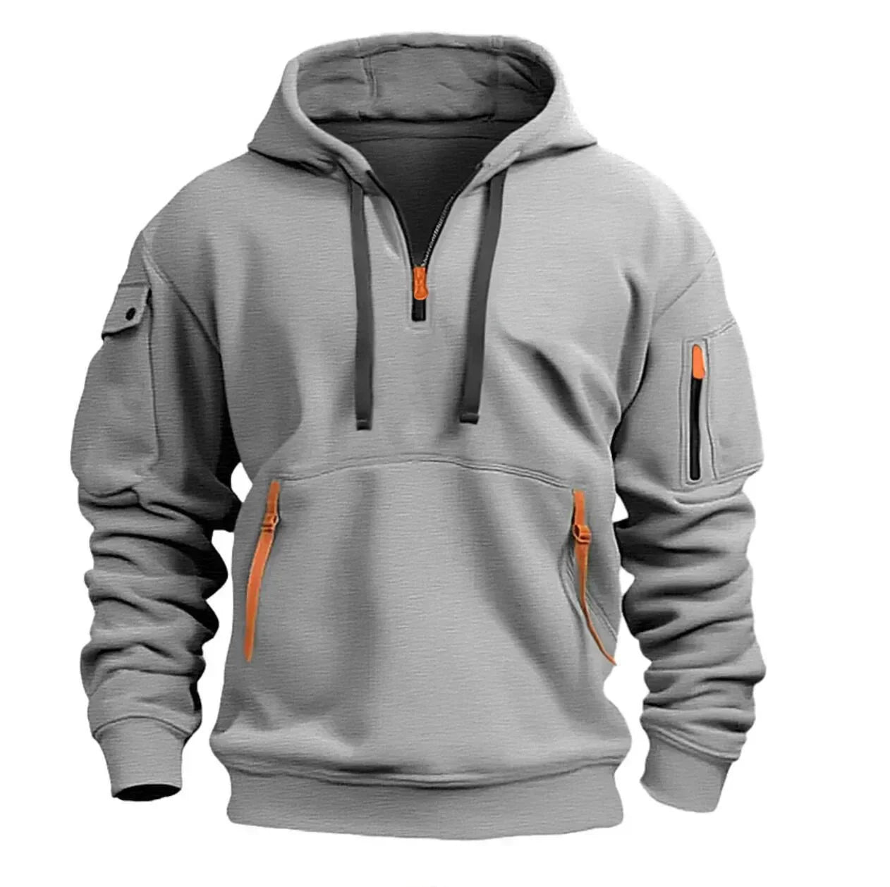 Sven™ - Casual hoodie - Grey / S