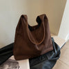 Zerra | elegant suede bag - SM0226 - coffee