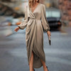 Kathleen | Feminine midi dress in wrap style