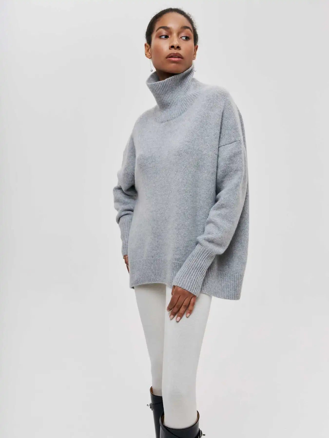 Seraphina™ | Stylish turtleneck sweater for women