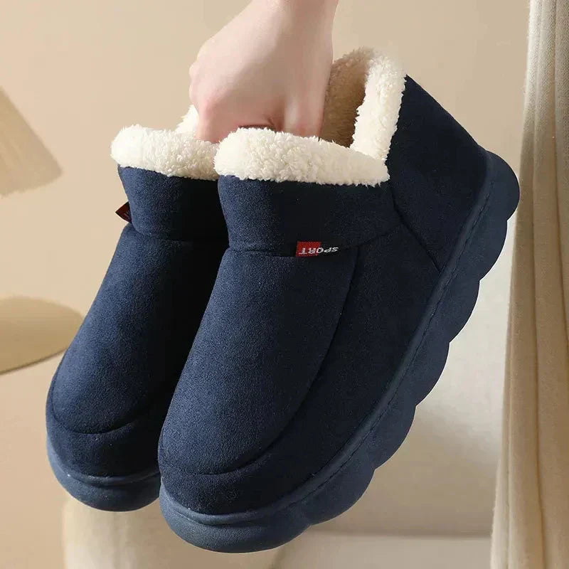 Rene | Stylish winter shoes for indoors and outdoors - Blue / 38-39