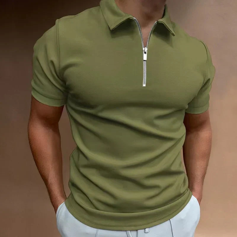 Donovan | Casual Zip Polo Shirt for Everyday Wear