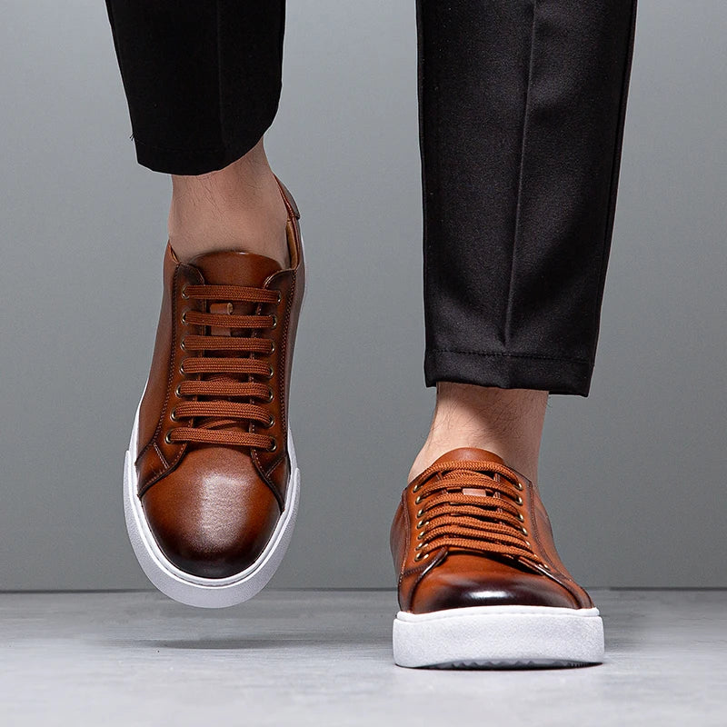 Blitz™ - Men's leather trainers
