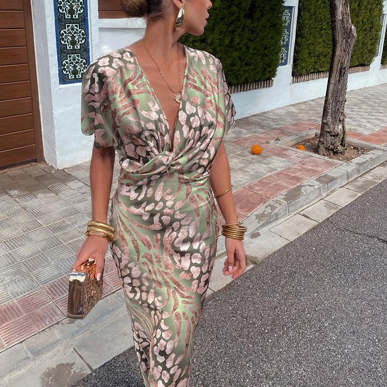 Dionna | Flattering Draped Dress