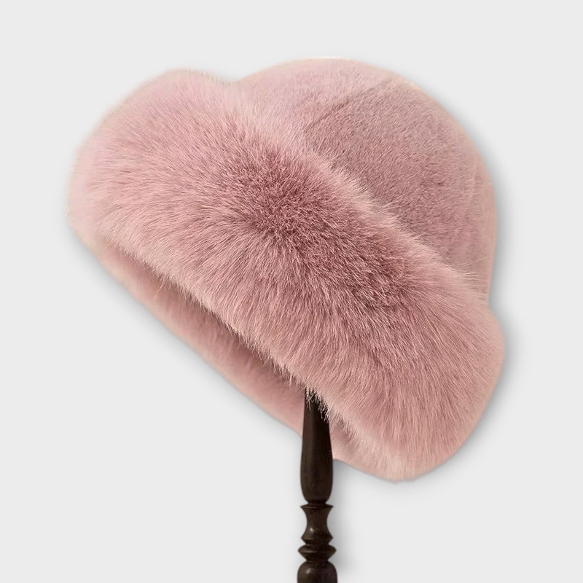 Zandra - Mongolian fur hat - Pink