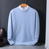 Lukas™ - Comfortable knitted jumper - Light blue / M