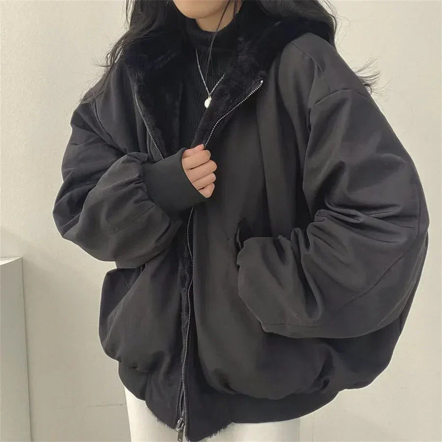 Gabby | Reversible jacket - Black / S