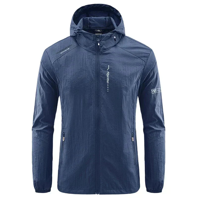 Rainier™ - Comfortable wind and waterproof jacket - Dark blue / M