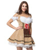 Anneliese | Oktoberfest beer girl dress aesthetic look - Brown / S