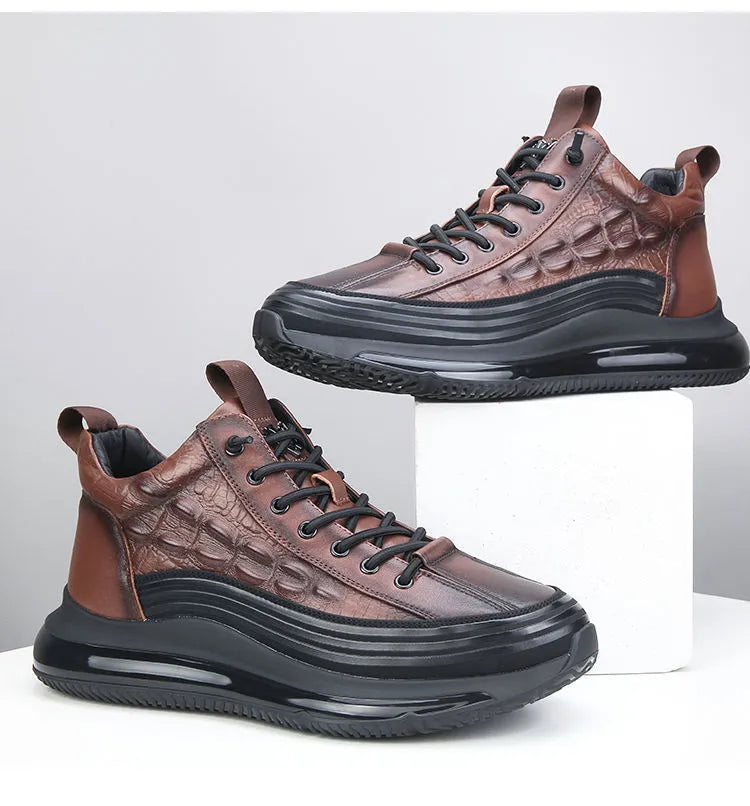 Syllas™ - Stylish, comfortable sneakers - Brown / 38
