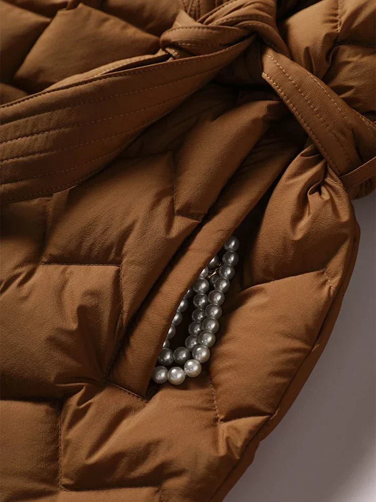 Irina™ | Warm winter coat - Brown / XS