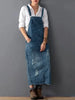 Olga | Casual denim strap dress