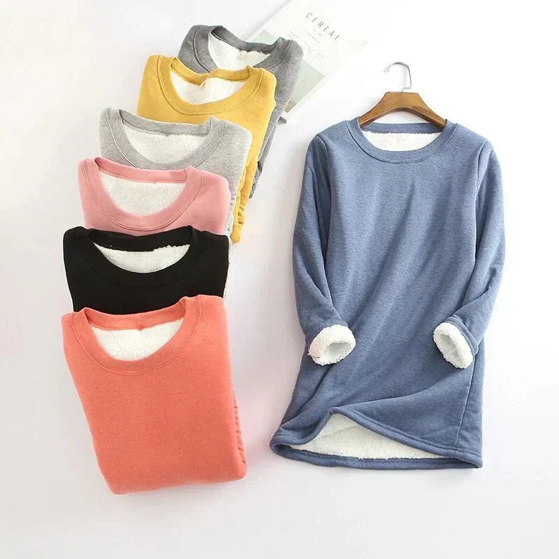 Tina - Comfortable fleece jumper