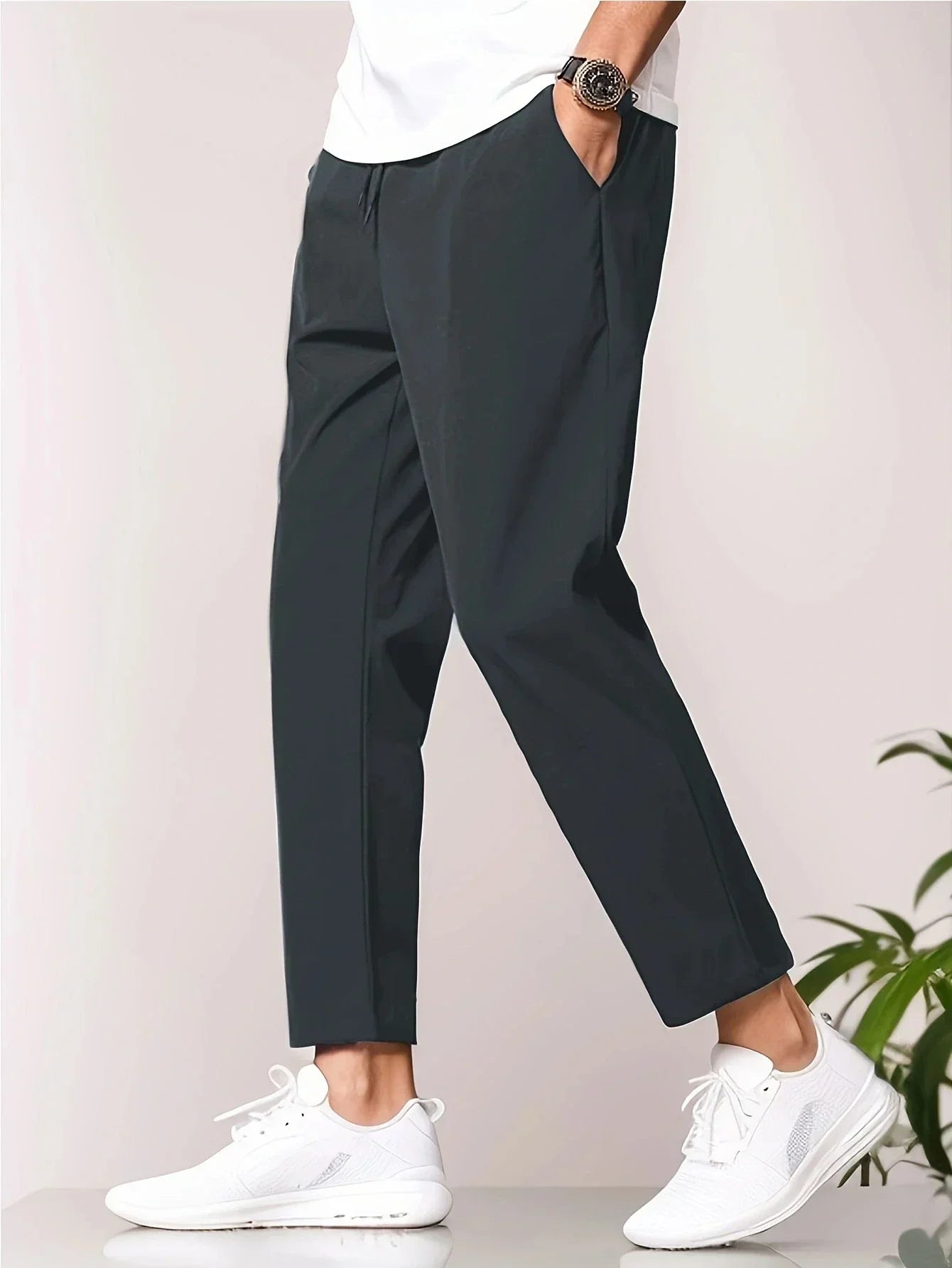 Giorgio™ - Premium casual trousers - Dark grey / S