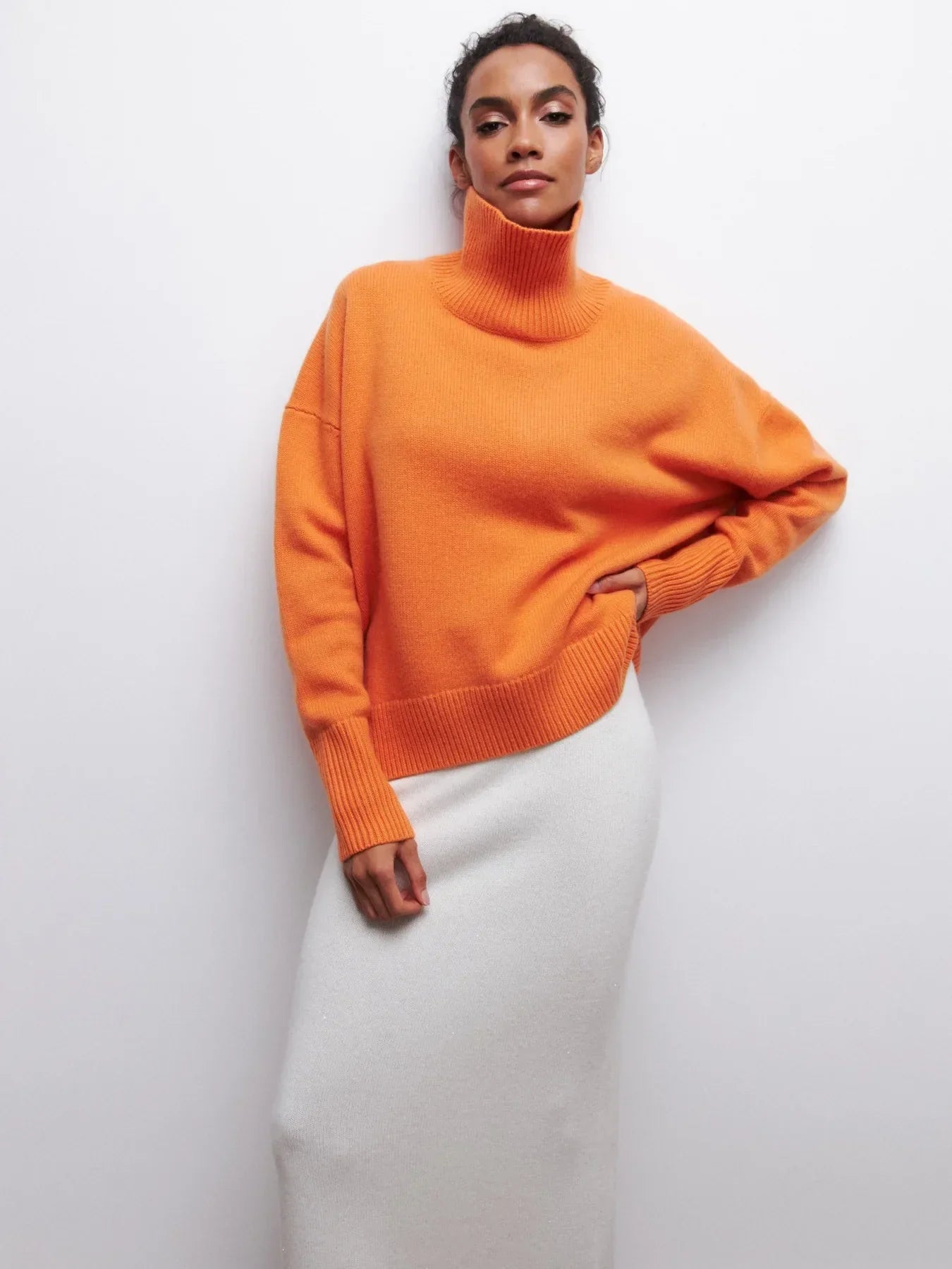 Seraphina™ | Stylish turtleneck sweater for women
