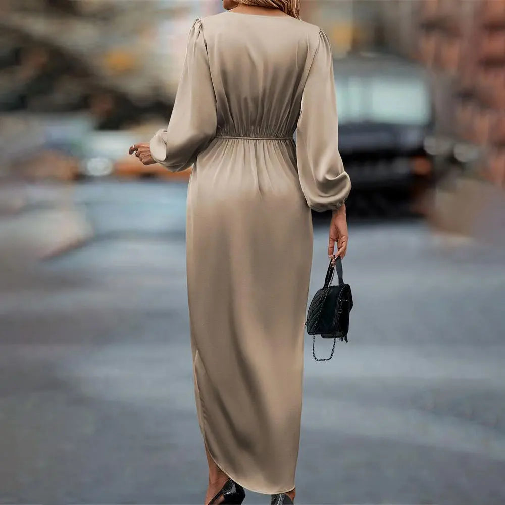 Kathleen | Feminine midi dress in wrap style