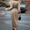 Kathleen | Feminine midi dress in wrap style