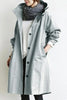 Elisa™ | Stylish and water-repellent trench coat - Light blue / S