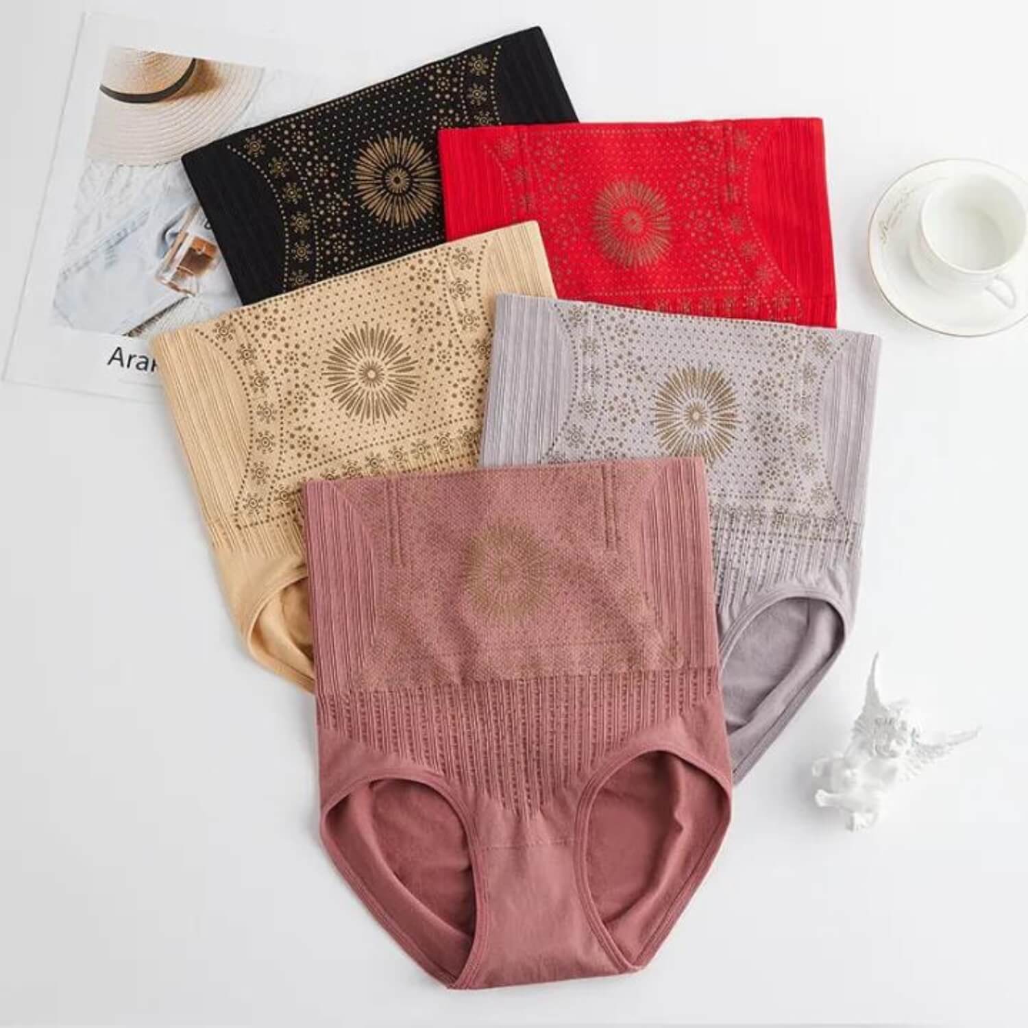 Clara™ | Shaping comfort underwear - Beige (5 pieces) / M