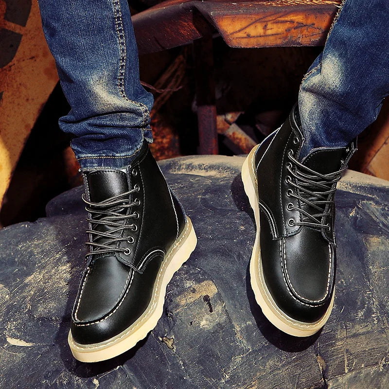 Maxim™ | Vintage-inspired boot - Black / 35