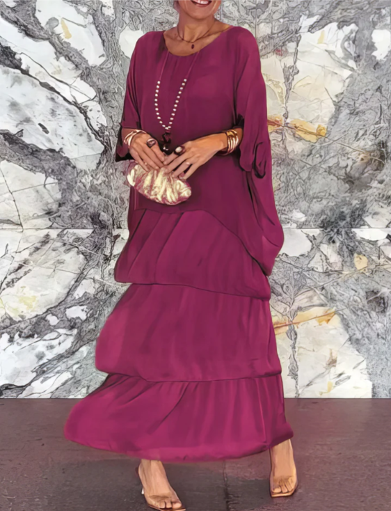 Freida | Chic and Wavy Evening Dress