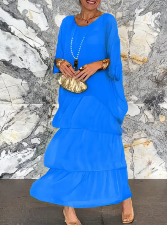 Freida | Chic and Wavy Evening Dress