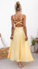Selena | Elegant Pleated V-Neck Maxi Dress