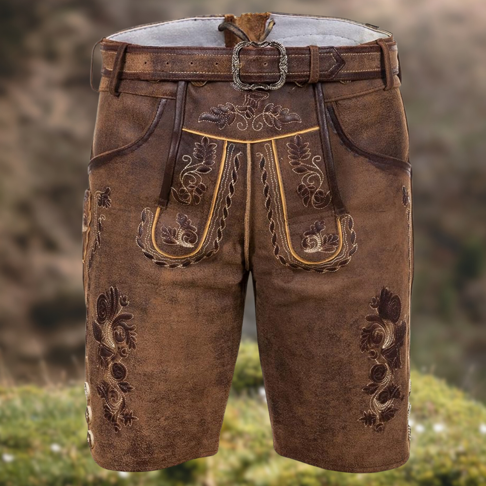 Georg - Leather trousers for men - Long Dress - XS