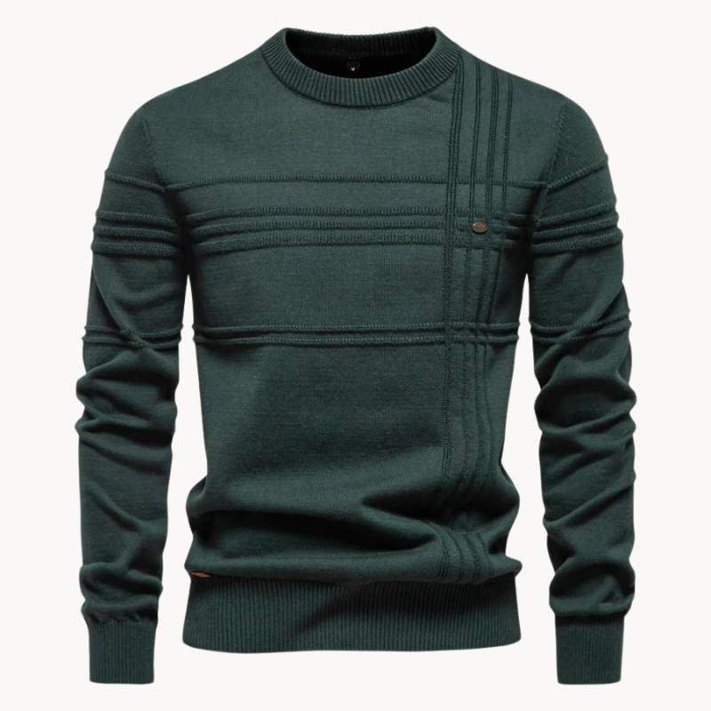 Herwin™ | Timeless jumper with an elegant design and high quality - Green / S