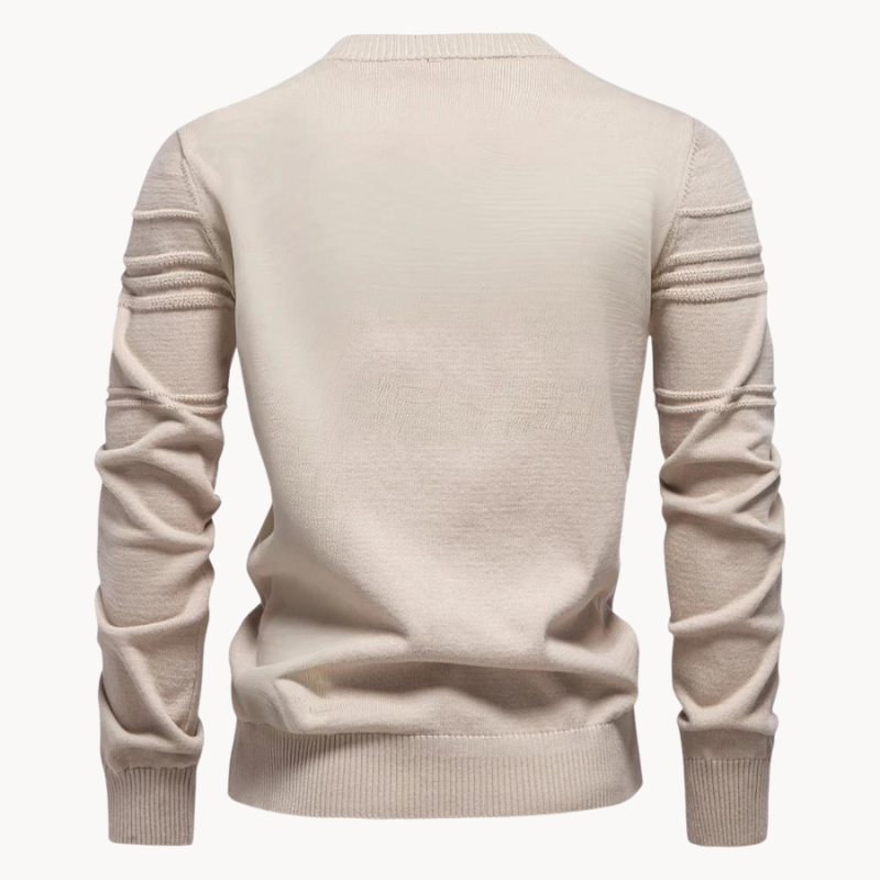 Herwin™ | Timeless jumper with an elegant design and high quality - Light grey / S