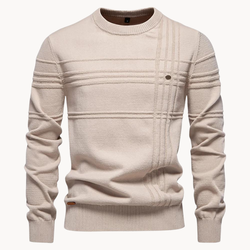 Herwin™ | Timeless jumper with an elegant design and high quality - Beige / S