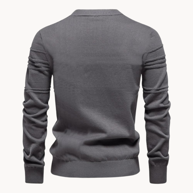 Herwin™ | Timeless jumper with an elegant design and high quality - Light grey / S