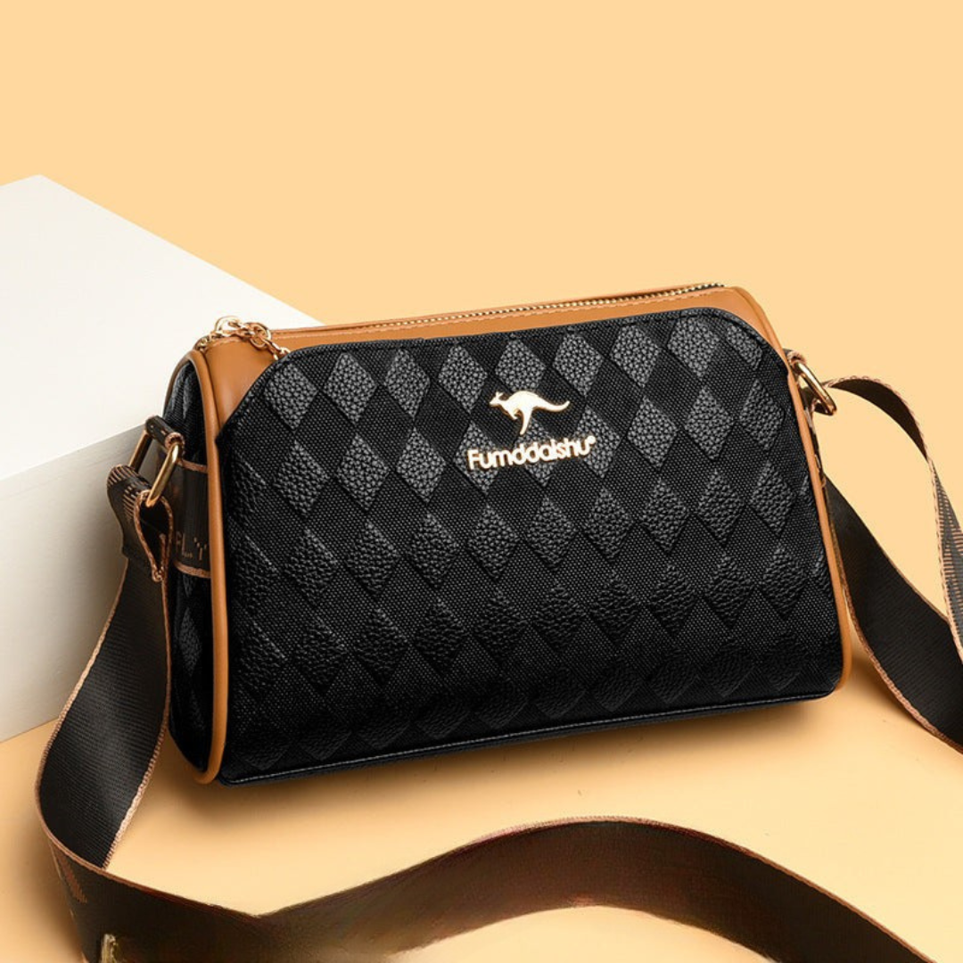 Ruby | Triple-Layer Shoulder Bag with Ample Space