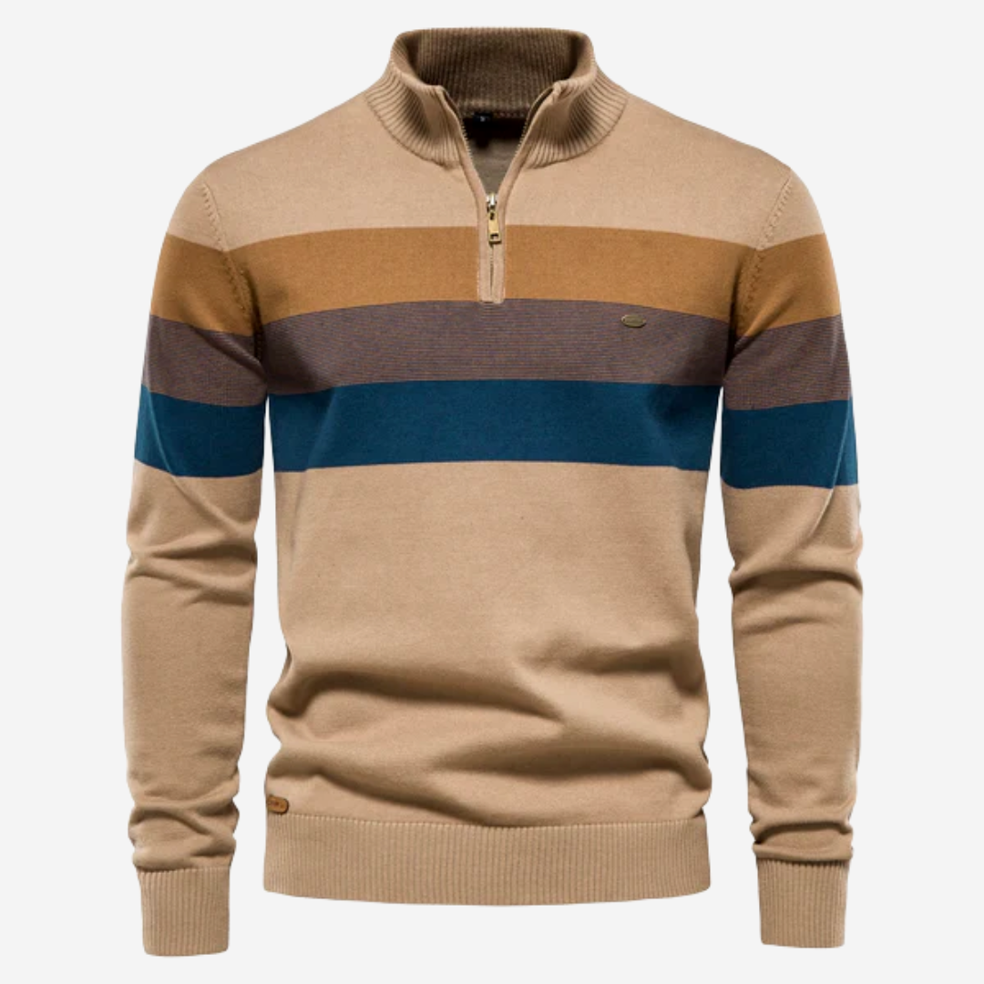 SnoopVibes™ - Classic retro jumper - KHAKI / S