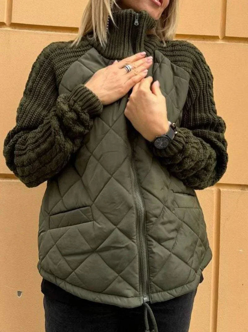 Nerida™ | Warming knitted cardigan - Green / S