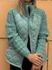 Nerida™ | Warming knitted cardigan - Blue / S