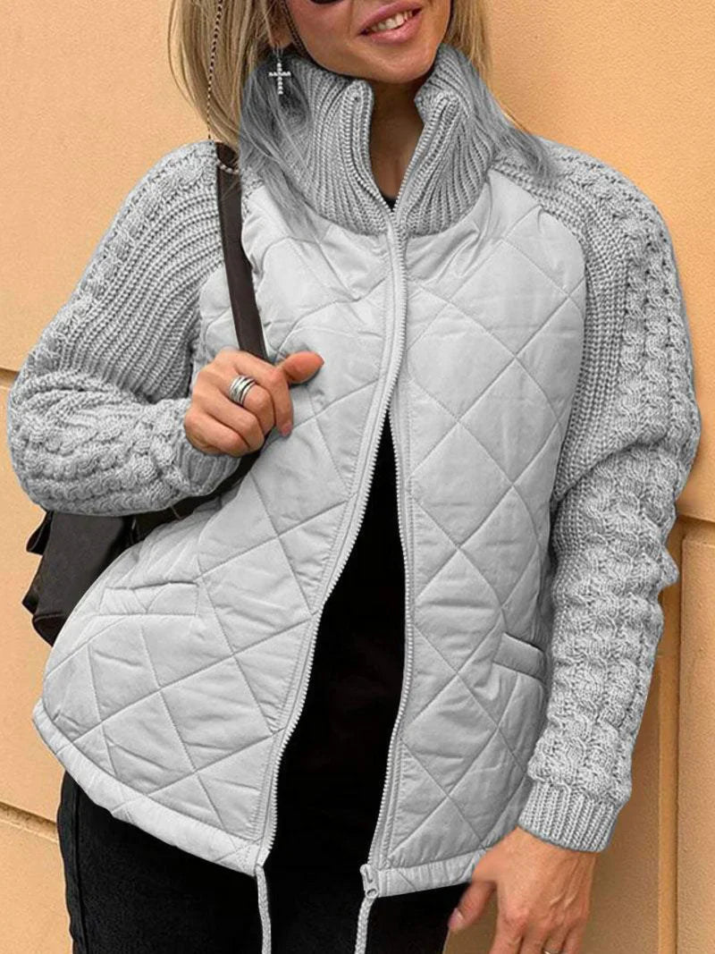 Nerida™ | Warming knitted cardigan - Grey / S